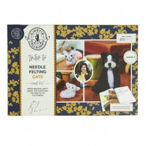 Kirstie Allsopp Needle Felting Cats Craft Kit