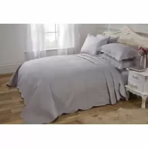 Emma Barclay Bedspread Set Athena Double Bed Silver
