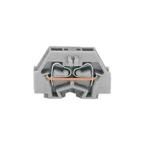 WAGO 260-301 2 Conductor 18A Through Terminal Block Fixing Flange Grey
