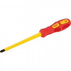 Draper Expert VDE Insulated Pozi Screwdriver PZ3 150mm