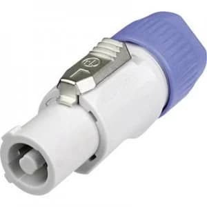 Neutrik NAC3FCB Mains connector powerCON Series (mains connectors) powerCON Socket, straight Total number of pins: 2 + PE 20 A Grey
