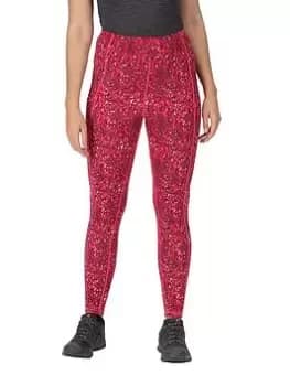 Regatta Holeen Legging Ii, Burgundy, Size 18, Women