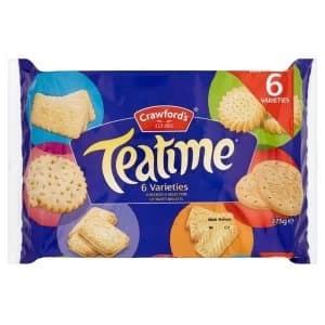 Crawfords 275g Teatime Assortment Biscuits 6 Types