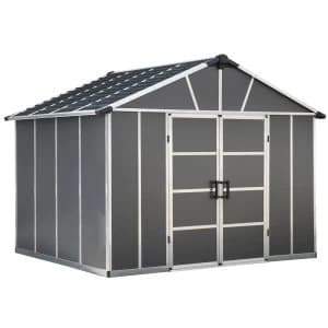 Palram Yukon 11 x 9 Shed - Dark Grey