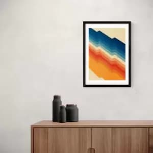 East End Prints Barricade Print MultiColoured