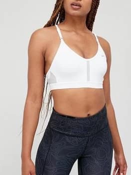 Nike Light Support Indy Bra - White, Size L, Women