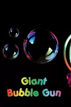 Giant Bubble Gun with Flashing LED Lights