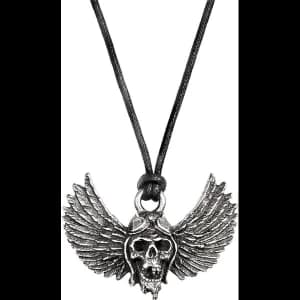 Airbourne Winged Skull Necklace