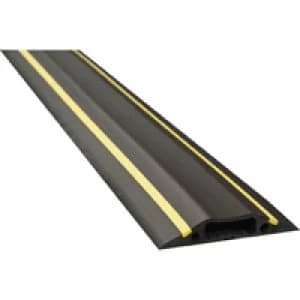 D-Line Black Yellow Medium Hazard Duty Floor Cable Cover 9m FC83H9M