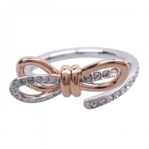 Swarovski Lifelong Bow Ring 58 - Gold