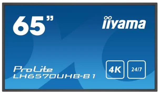 iiyama LH6570UHB-B1 Signage Display Digital signage flat panel...