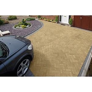 Marshalls Driveline Priora Block Paving Buff 200 x 100 x 60mm Pack of 404