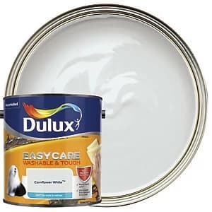 Dulux Easycare Washable & Tough Cornflower White Matt Emulsion Paint 2.5L