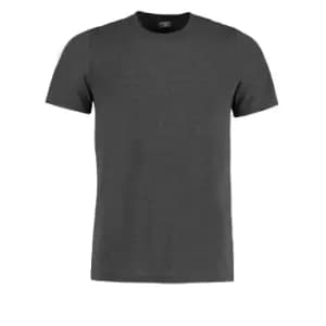 Kustom Kit Mens Superwash 60 Fashion Fit T-Shirt (3XL) (Dark Grey Marl)