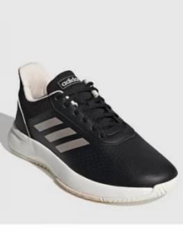 adidas Courtsmash - Black, Size 3.5, Women