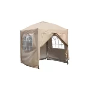 BIRCHTREE Pop Up Gazebo 2X2M Beige