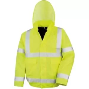 Result Core High-Viz Winter Blouson Jacket (Waterproof & Windproof) (M) (HI-Viz Yellow) - HI-Viz Yellow