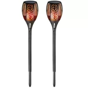 Solar Garden Torch 2Pcs Flickering