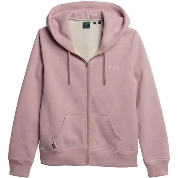 Superdry Ess Zip Hdy Ld00 Zip Hoodies 8 (XS) Pink 66531006310