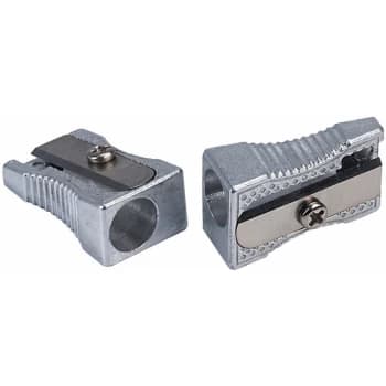 Classmaster Single Hole Metal Pencil Sharpener - Tub of 50