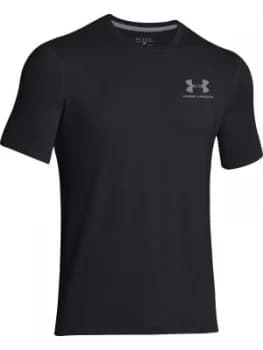 Urban Armor Gear Mens Left Chest Lockup T Shirt Black