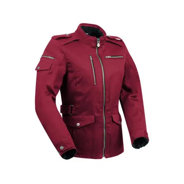 Segura Lady Leyton Jacket Burgundy Red Size T3