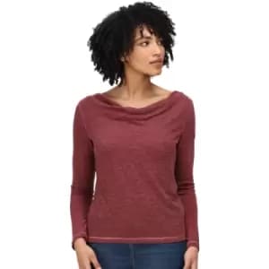 Regatta Womens/Ladies Frayda Lightweight Wool Cowl Neck Longsleeve Top 10 - Bust 34' (86cm)