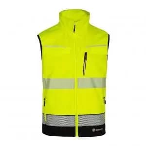 Beeswift DELTIC HI-VIS GILET TWO-TONE Saturn Yellow N 4XL