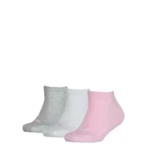 Puma 3 Pack of Invisible Socks - Pink