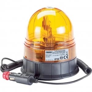 Draper RWB2 Magnetic Base Rotating Warning Light / Beacon