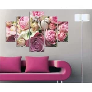 ST195 Multicolor Decorative MDF Painting (5 Pieces)