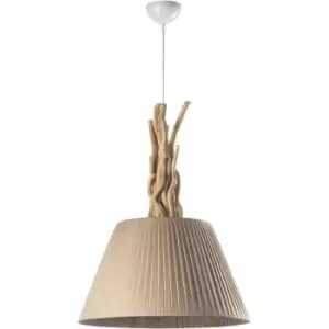 Onli Woody Dome Pendant Ceiling Light Cream