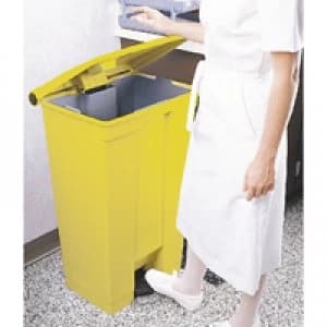 Slingsby Step On Waste Container 30.5 Litre Yellow 313503