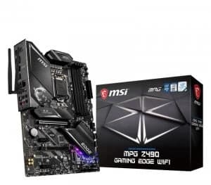 MSI MPG Z490 Gaming Edge WiFi Intel Socket LGA1200 H5 Motherboard
