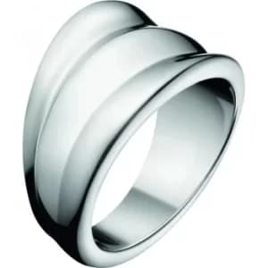 Ladies Calvin Klein Stainless Steel Size P Glorious Ring
