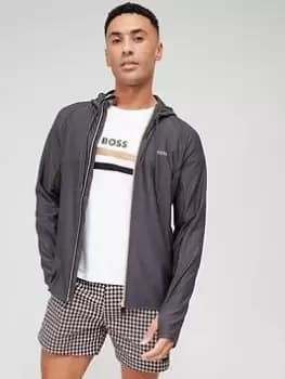 BOSS Sicon Active 1 Hoodie - Grey, Dark Grey, Size 3XL, Men