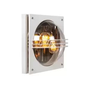 Privas Classic Wall Light Outdoor - 2xE27 - IP44 - White