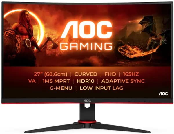 AOC 27" C27G2E/BK Full HD Gaming LED Monitor
