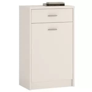 4 You 1 Drawer 1 Door Cupboard In Pearl White