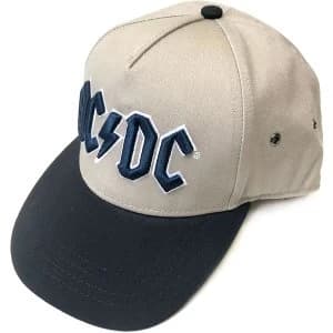 AC/DC - Navy Logo Unisex Snapback Cap - Neutral/Black