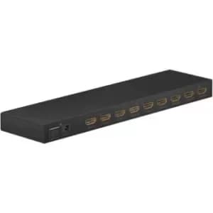 Goobay HDMI 2.0 Splitter 1 to 8 - Black