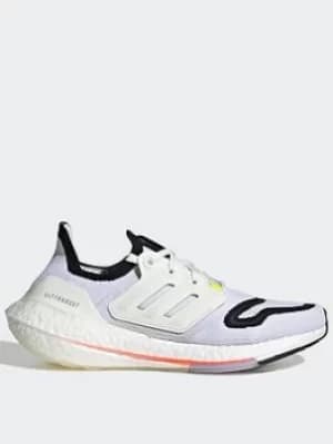 adidas Ultraboost 22 Shoes, White/White, Size 3.5, Women