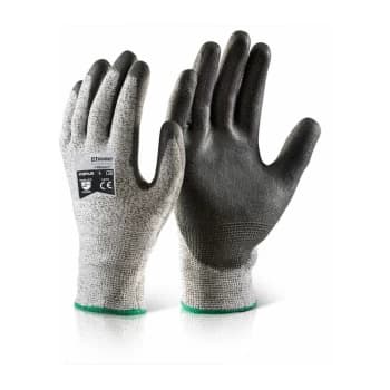 PU COATED CUT RESISTANT GLOVE LARGE 9 - Black - Click
