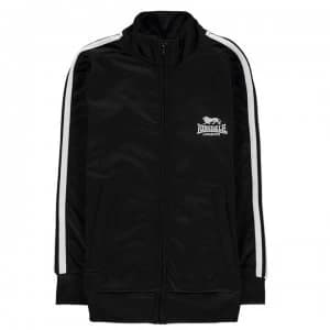 Lonsdale Track Jacket Junior Boys - Black/White