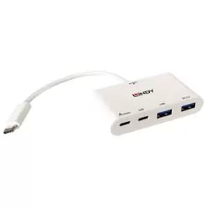 Lindy 4 Port USB 3.1 Gen 2 Type C Hub