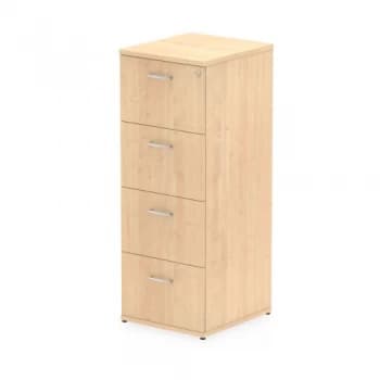 Trexus 4 Drawer Filing Cabinet 500x600x1445mm Maple Ref I000254