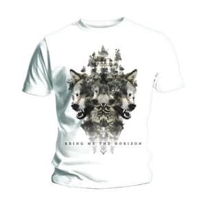 Bring Me The Horizon - Wolven Version 2 Unisex XX-Large T-Shirt - White