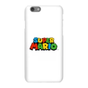 Nintendo Super Mario Colour Logo Phone Case - iPhone 6S - Snap Case - Gloss