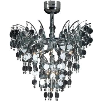 Dream 16 Light Glass & Crystal Ceiling Light Chrome