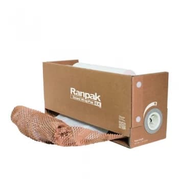 Geami WrapPak Die Cut Kraft Paper in Dispenser 93557